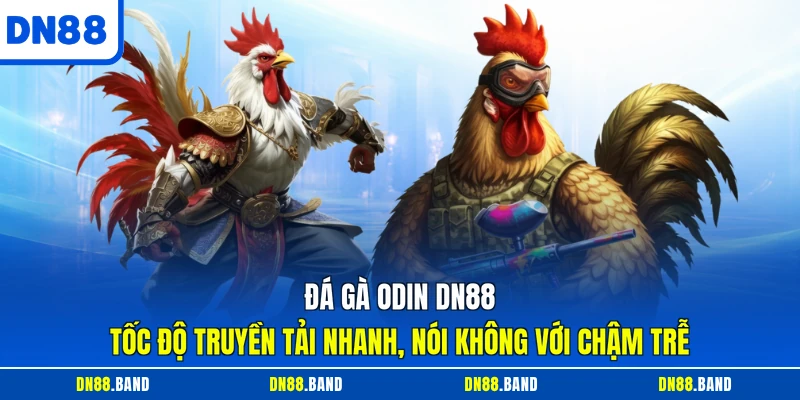 Đá gà ODIN DN88 tốc độ truyền tải nhanh, nói không với chậm trễ